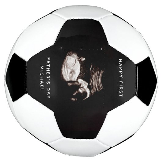 Première Fête des pères Papa Nom Bébé Sonogramme P (Tourné)