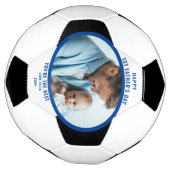 Première Fête des pères Photo Boule de Football Pe (Tourné)