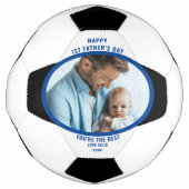 Première Fête des pères Photo Boule de Football Pe (Devant)