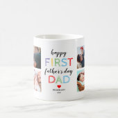 Première Fête des pères Photo Café Mug (Centre)