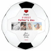 Première Fête des pères Red Heart 4 Photo Collage (Devant)