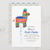 Première fête du garçon Invitation Piñata (Devant / Derrière)