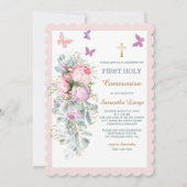 Première Fille Invitation Communion (Devant)