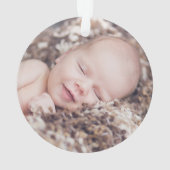 Première garde de bébé rose de Noël (dos)