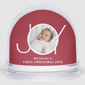 Première garde de Noël du bébé photo rouge (Avant)