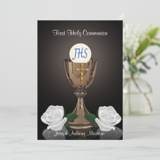 Première invitation à la communion (Debout devant)