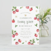 Première invitation à la fraise (Debout devant)