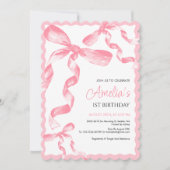 Première Invitation à l'anniversaire de la Bow ros (Devant)