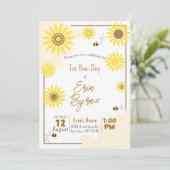 Première Invitation au Jour de l'abeille (Debout devant)