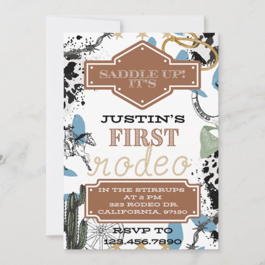 Première invitation au Rodéo (Devant)