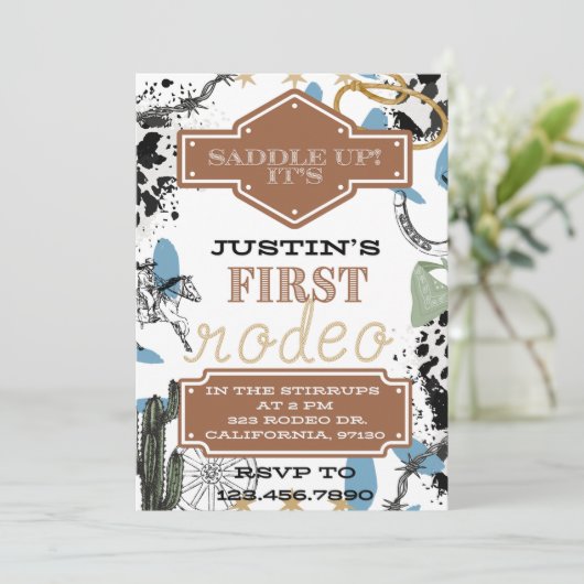 Première invitation au Rodéo (Debout devant)