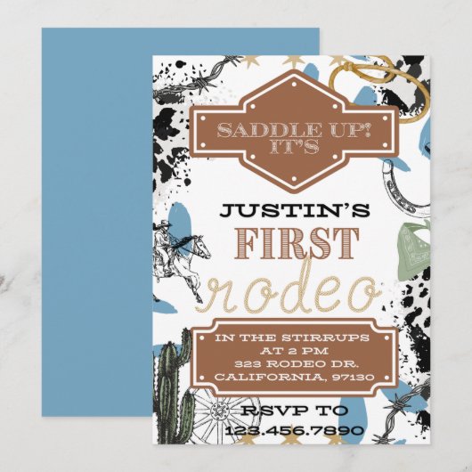 Première invitation au Rodéo (Devant / Derrière)