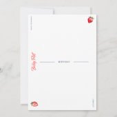 Première Invitation aux Fruits Rouges (Dos)