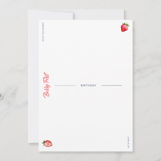 Première Invitation Berry (Dos)