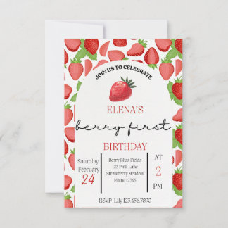 Première Invitation Berry