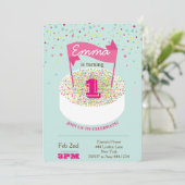 Première invitation d'anniversaire (Debout devant)