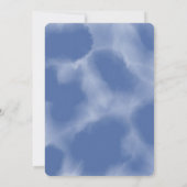 Première invitation d'anniversaire d'aquarelle (Dos)