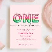 Première Invitation d'anniversaire de fille de pas