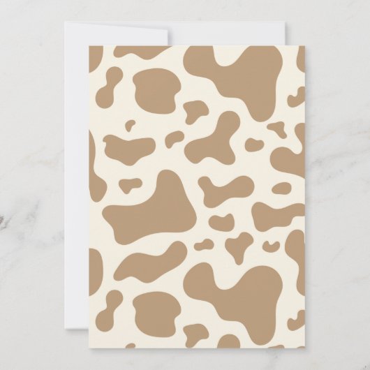 Première invitation d'anniversaire de rodéo (Dos)