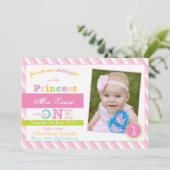 Première invitation d'anniversaire, invitation (Debout devant)