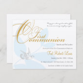 Première invitation de communion (Devant / Derrière)
