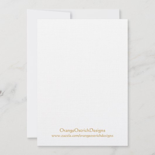 Première invitation de communion (Dos)