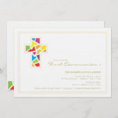 Première invitation de communion (Devant / Derrière)