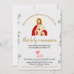 Première invitation de communion : Jésus, grêle