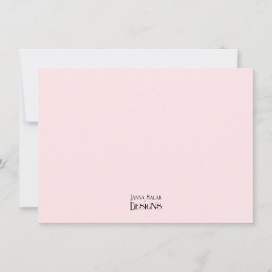 Première invitation de fête d'anniversaire (Dos)