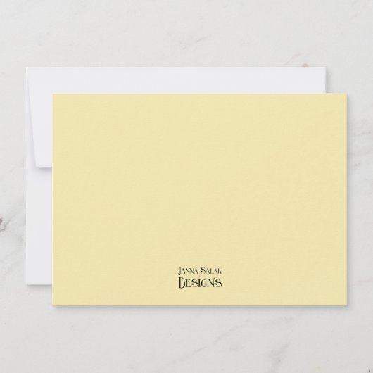 Première invitation de fête d'anniversaire (Dos)