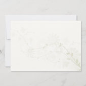 Première invitation de fête d'anniversaire de (Dos)