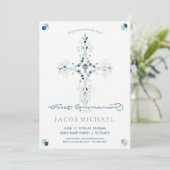 Première Invitation de la Communion Carte Invitati (Debout devant)