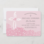 Première Invitation de la Communion de Fille, Flor (Devant)