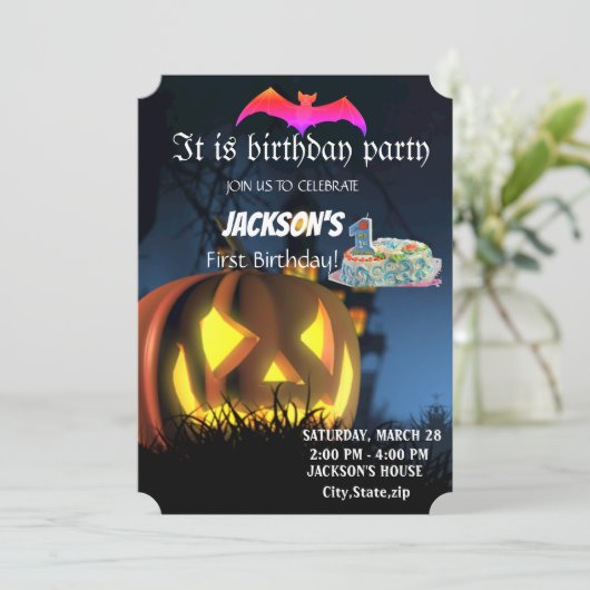 PREMIÈRE INVITATION DE NAISSANCE (Debout devant)