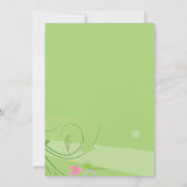 Première invitation de photo d'anniversaire (Dos)