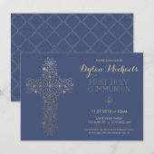 Première invitation de sainte communion, (Devant / Derrière)