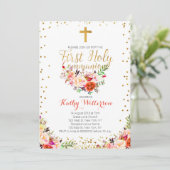 Première invitation de sainte communion (Debout devant)