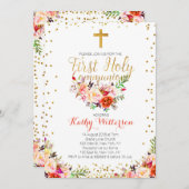 Première invitation de sainte communion (Devant / Derrière)