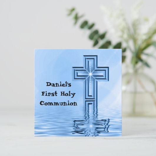 Première invitation de sainte communion (Debout devant)