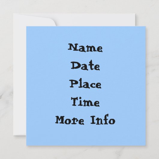 Première invitation de sainte communion (Dos)