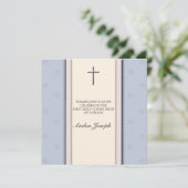 Première invitation de sainte communion de croix (Debout devant)