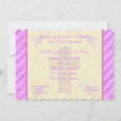 Première invitation de sainte communion pour une (Dos)