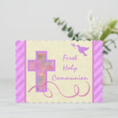 Première invitation de sainte communion pour une (Debout devant)