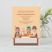 Première invitation de Thanksgiving (Debout devant)