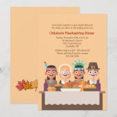 Première invitation de Thanksgiving (Devant / Derrière)