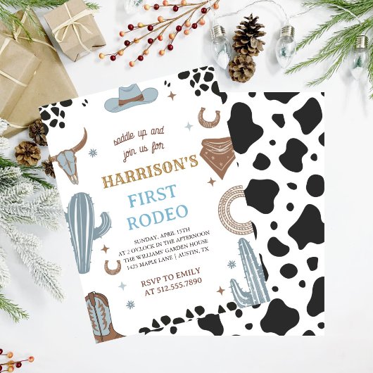 Première invitation pour un rodéo, ma 1re invitati