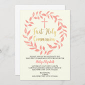 PREMIÈRE INVITATION SAINTE À LA COMMUNION (Devant / Derrière)