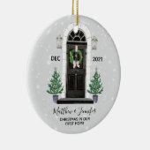 Première maison de Noël Fête Ornement de Noël (Droite)