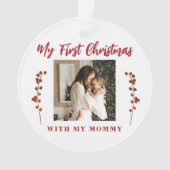 Première maman de Noël et bébé 2 photo (devant)