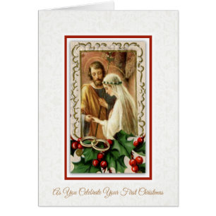 Première mariée catholique de Noël, marié religieu